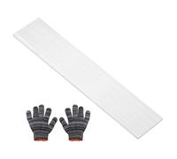 sourcing map Square Aluminum Flat Bar,0.08" Thickness 3" Width 12" Length Square 6061 Aluminum Bar Flat Plate with Gloves 2 x 80 x 305mm T6511 Solid New Mill Stock