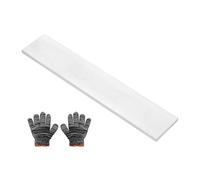 sourcing map Square Aluminum Flat Bar, 0.2" Thickness 2" Width 10" Length Square 6061 Aluminum Bar Flat Plate with Gloves 5 x 50 x 254mm T6511 Solid New Mill Stock