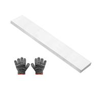 sourcing map Square Aluminum Flat Bar, 0.39" Thickness 1.6" Width 10" Length Square 6061 Aluminum Bar Flat Plate with Gloves 10 x 40 x 254mm T6511 Solid New Mill Stock