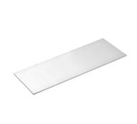 sourcing map Square Aluminum Flat Bar, 1/4" Thick 3.9" Width 12" Length Square Aluminum Bar 6061 Aluminum Flat Plate, 5 x 100 x 305mm T6511 Solid New Mill Stock For Industrial Building