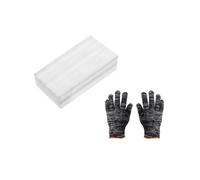 sourcing map Square Aluminum Flat Bar, 1" Thickness 1-31/32" Width 4" Length Square 6061 Aluminum Flat Plate, 25 x 50 x 102mm Solid Mill Stock with Gloves