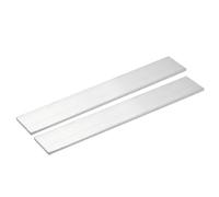 sourcing map Square Aluminum Flat Bar, 2Pcs 1/4" Thick 1.8" Width 12" Length Square Aluminum Bar 6061 Aluminum Flat Plate, 5 x 45 x 305mm T6511 Solid New Mill Stock For Industrial Building