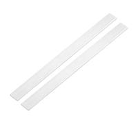 sourcing map Square Aluminum Flat Bar, 2Pcs 3/32" Thickness 1" Width 12" Length Square 6063 Aluminum Flat Plate, 2 x 25 x 305mm Solid Mill Stock