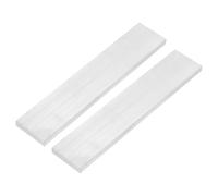 sourcing map Square Aluminum Flat Bar, 2Pcs 3/8" Thickness 2" Width 10" Length Square Aluminum Bar 6061 Aluminum Flat Plate, 10 x 50 x 254mm Solid Mill Stock