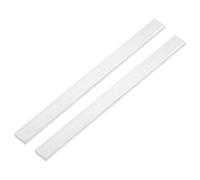 sourcing map Square Aluminum Flat Bar, 2Pcs 5/32" Thickness 1" Width 12" Length Square 6063 Aluminum Flat Plate, 4 x 25 x 305mm Solid Mill Stock