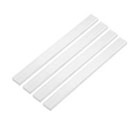 sourcing map Square Aluminum Flat Bar, 4pcs 3/16" Thickness 1" Width 10" Length Square 6061 Aluminum Bar Flat Plate, 5 x 25 x 254mm T6511 Solid New Mill Stock