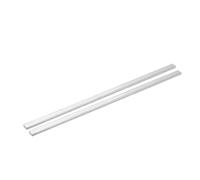 sourcing map Square Aluminum Flat Bar 4x10x305mm 6061 Aluminum Plate 2Pcs | 3/16" Thick 0.4" Width 12" Length Square Aluminum Bar T6511 Solid New Mill Stock For Industrial Building