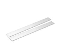 sourcing map Square Aluminum Flat Bar 4x30x305mm 6061 Aluminum Plate 2Pcs | 3/16" Thick 1.2" Width 12" Length Square Aluminum Bar T6511 Solid New Mill Stock For Industrial Building
