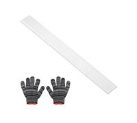 sourcing map Square Aluminum Flat Bar with Gloves 4 x 45 x 356mm | 0.16" Thickness 1.8" Width 14" Length Square 6061 Aluminum Bar Flat Plate T6511 Solid New Mill Stock