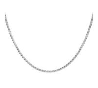sourcing map Square Chain Necklaces 2.5mm Wide 30 Inch Long Stainless Steel Round Box Necklace Chains for Men Women, Silver Tone