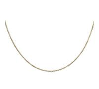 sourcing map Square Chain Necklaces 2mm Wide 21.7 Inch Long Stainless Steel Round Box Necklace Chains for Men Women, Gold