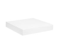 sourcing map Square Foam Cake Dummy Set, 12"x 12"x 2" Fake Cake Model Photo Prop Ornament for Wedding Supplies Birthday Cake Decoration, White