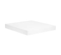 sourcing map Square Foam Cake Dummy Set, 16"x 16"x 2" Fake Cake Model Photo Prop Ornament for Wedding Supplies Birthday Cake Decoration, White