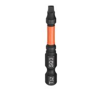 sourcing map Square Head Screwdriver Bits 1/4" Hex Shank SQ3 Magnetic Head 2" Length S2 Steel Screw Driver Drill Bit for Repair Work Electric Screw Driver