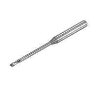 sourcing map Square Nose End Mill, 2mm Solid Carbide Long Reach CNC Router Bits 2 Flutes Milling Cutter with Extended Neck, 25mm Cutting Length 4mm Shank