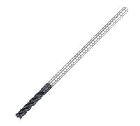 sourcing map Square Nose End Mill, 4mm Tip Dia Solid Carbide AlTiN Coated CNC Router Bits 4 Flute Spiral Milling Cutter HRC45 with 4mm Shank 100mm (4-inch) Length