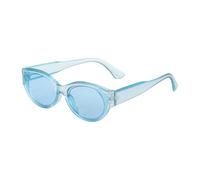 sourcing map Square Polarized Sunglasses Trendy Retro Rectangle Sun Glasses for Women and Men, Blue(Blue Lens)