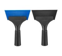 sourcing map Squeegee 5 Inch Length Auto Water Blade Shower Squeegee with Non-Slip Handle for Windshield Window Cleaner Glass Door, Black/Blue