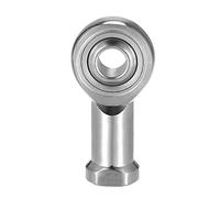 sourcing map SSI10T/K Rod End Bearing 10mm Bore Stainless Steel M10x1.5 Female Thread Right Hand