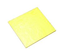 sourcing map Stained Glass Sheet Mosaic Tile 3.9 Inch x 3.9 Inch Fluorescent Yellow Stained Glass Sheets for Crafts DIY, Art Project
