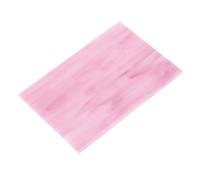 sourcing map Stained Glass Sheet Mosaic Tile 5.9 Inch x 3.9 Inch Bright Pink Stained Glass Sheets for Crafts DIY, Art Project