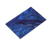 sourcing map Stained Glass Sheet Mosaic Tile 5.9 Inch x 3.9 Inch Navy Blue Stained Glass Sheets for Crafts DIY, Art Project
