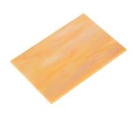 sourcing map Stained Glass Sheet Mosaic Tile 5.9 Inch x 3.9 Inch Orange Color Stained Glass Sheets for Crafts DIY, Art Project