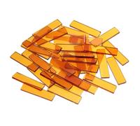 sourcing map Stained Glass Strip, Brown Mosaic Tiles 100g/3.53 oz