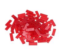 sourcing map Stained Glass Strip, Clear Red Mosaic Tiles 100g/3.53 oz