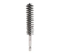sourcing map Stainless Steel Bore Brush 19mm Dia Cleaning Wire Brush with Handle 1/4 Inch Hex Shank for Tubes, Ports, Bearings