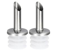 sourcing map Stainless Steel Bottle Pourers, 2Pcs Olive Oil Spout, Wine Pourers Liquor Pour Spouts for Pours Liquid, Olive Oil, Wine, Vinegar, Most Liquor Bottles (White)