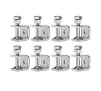 sourcing map Stainless Steel C-Clamp 0.55 Inch / 20mm Wide Jaw Opening 0-14mm Clamping Range Stainless Steel C-Clamp for Woodworking Welding Building Household Mount 8Pcs