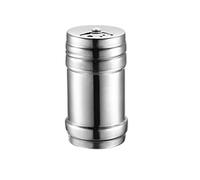 sourcing map Stainless Steel Dredge Salt/Sugar/Spice/Pepper Shaker Seasoning Cans with Rotating Cover 79mmLx44mmD