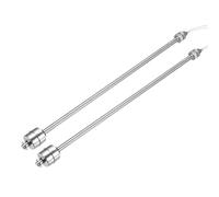 sourcing map Stainless Steel Float Switch, 300mm Rod 110V DC 0.5A Vertical Water Level Sensor M10 Thread Single Tank Liquid Level Controller for Pump/Alarm 2 Pcs