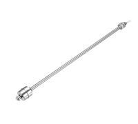sourcing map Stainless Steel Float Switch, 300mm Rod 110V DC 0.5A Vertical Water Level Sensor M10 Thread Single Tank Liquid Level Controller for Pump/Alarm 1 Pcs