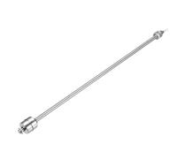 sourcing map Stainless Steel Float Switch, 350mm Rod 110V DC 0.5A Vertical Water Level Sensor M10 Thread Single Tank Liquid Level Controller for Pump/Alarm 1 Pcs