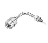 sourcing map Stainless Steel Float Switch, 78mm Rod 220V DC 0.5A Horizontal Water Level Sensor M10 Thread Single Tank Liquid Level Controller for Pump/Alarm