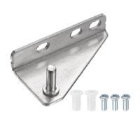 sourcing map Stainless Steel Fridge Hinges Replacement, Freezer Door Inner Column Hinge Right Shaft 7mm Dia, 35mm Spacing, for Refrigerator, Screws Included