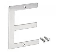 sourcing map Stainless Steel House Letter, 1.97 Inch Letter E for Mailbox Hotel Address Door Sign, Polishing