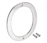 sourcing map Stainless Steel House Letter, 2.76 Inch Letter O for Mailbox Hotel Address Door Sign, Polishing