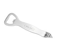 sourcing map Stainless Steel Manual Bottle Opener for Kitchen Silver