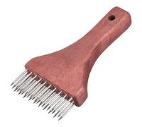 sourcing map Stainless Steel Meat Tenderizer, Meat Mallet Needle Nails Kitchen Tools for Tenderizing Meats Steak Fish Chicken, Red