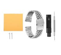 sourcing map Stainless Steel Mesh Watch Band 22mm Quick Release Universal Metal Watch Strap Double-Lock Deployment Clasp Replacement Bands for Men Women, Silver Tone