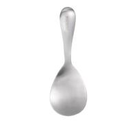 sourcing map Stainless Steel Rice Paddle Non-Stick Rice Spoon Metal Rice Serving Spoon Kitchen Utensils Rice Spatula for Home Restaurant, Silver