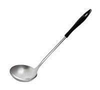 sourcing map Stainless Steel Soup Ladle Spoon 10.6 Inch One Piece Design Restaurant Kitchen Serving Dining Tableware Serving Soup