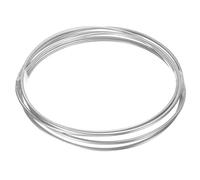 sourcing map Stainless Steel Tubing Coil, 1/4" OD x 16 ft Industrial 304 Stainless Steel Tube, Welded Steel Tubing, Silver Tone