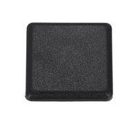 sourcing map Standard Plastic Square Aluminum Extrusion End Cap Black 30x30mm 24pcs