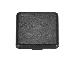 sourcing map Standard Plastic Square Aluminum Extrusion End Cap Black 40x40mm 5pcs
