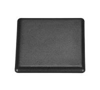 sourcing map Standard Plastic Square Aluminum Extrusion End Cap Black 45x45mm 40pcs