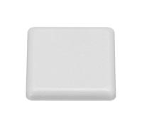 sourcing map Standard Plastic Square Aluminum Extrusion End Cap Gray White 30x30mm 12pcs